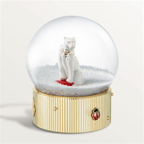 cartier snow globe|Diabolo de Cartier glass and resin snow globe .